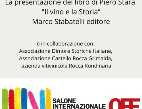 9 maggio 2025 – presentazione del volume “il vino e la storia” e incontro con l’autore